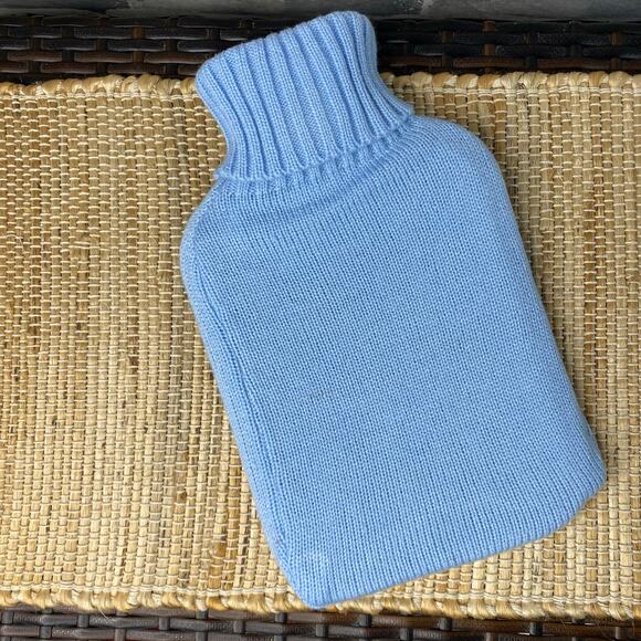 Covered Hot Water Bottle Knit Sweater By Cassandra Never Used 13" x 8" - Picture 5 of 11